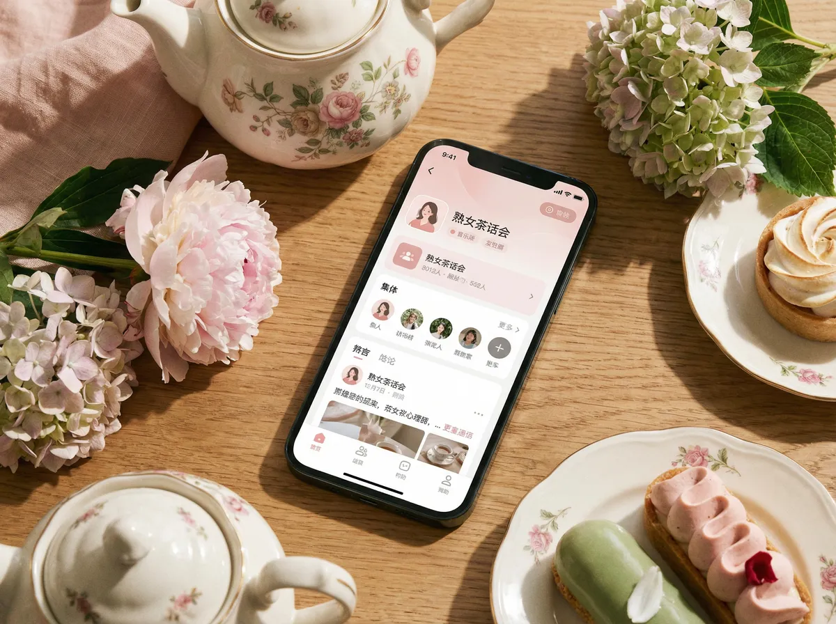 媚黑 手机应用界面展示